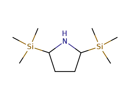 Molecular Structure of 178618-16-1 (Pyrrolidine, 2,5-bis(trimethylsilyl)-)