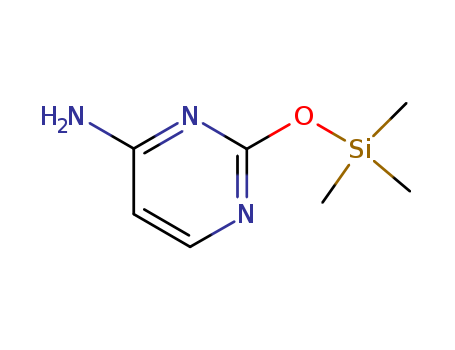 4-Pyrimidinamine, 2-[(trimethylsilyl)oxy]-