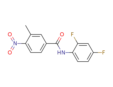 <i>N</i>-(2,4-difluoro-phenyl)-3-methyl-4-nitro-benzamide
