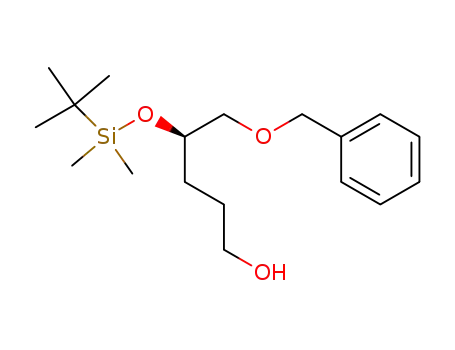 5-benzyloxy 4R-t-butyldimethylsiloxy 1-pentanol