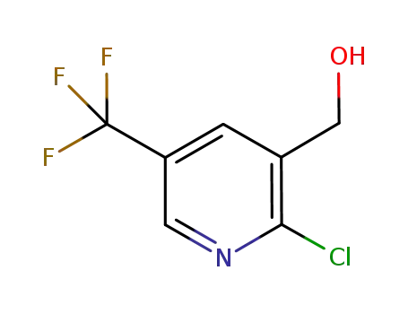 Molecular Structure of 943551-28-8 ((2-chloro-5-(trifluoroMethyl)pyridin-3-yl)Methanol)