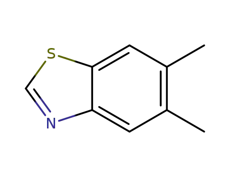 Molecular Structure of 637775-69-0 (Benzothiazole, 5,6-dimethyl- (9CI))