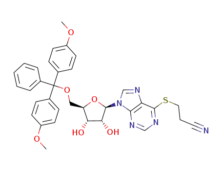 6-S-(2-cyanoethyl)-5'-O-(4,4'-dimethoxytrityl)-6-thioinosine