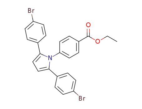 ethyl 1-p-benzoate-2,5-di-p-bromopyrrole
