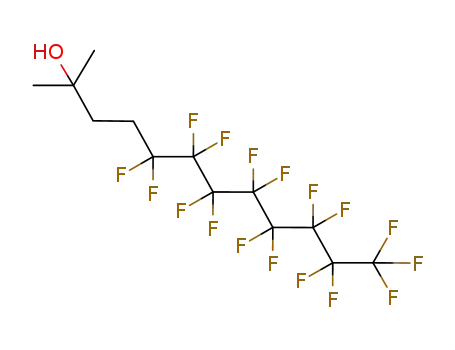 Molecular Structure of 141183-94-0 (4-(PERFLUOROOCTYL)-2-METHYL-2-BUTANOL)
