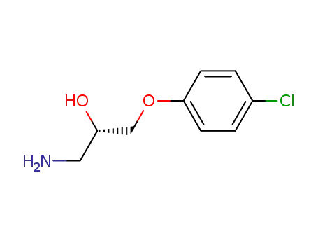 Molecular Structure of 176700-45-1 (2-Propanol, 1-amino-3-(4-chlorophenoxy)-, (2S)-)