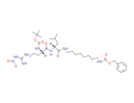 N<sup>1</sup>-benzyloxycarbonyl-N<sup>8</sup>-(N<sup>α</sup>-t-butoxycarbonyl-N<sup>g</sup>-nitroarginyl-D-leucyl)-1,8-octanediamine