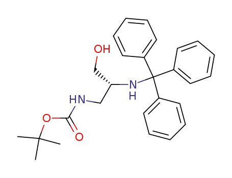 (2R)-triphenylmethylamino-3-(tert-butyloxycarbonyl)aminopropanol