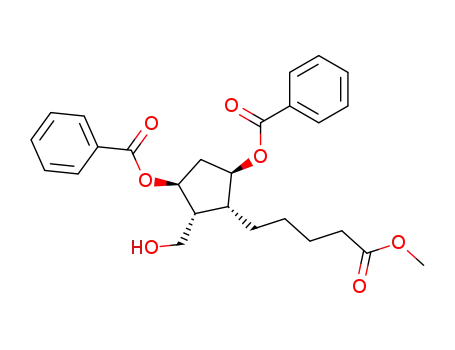 (1S,2R,3R,4R)-1,4-di-O-benzoyl-3-(4-methoxycarbonylbutyl)-2-(hydroxymethyl)cyclopentane-1,4-diol