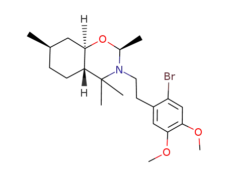 3-[(2'-bromo-4',5'-dimethoxyphenyl)ethyl]-2α,4,4,7α-tetramethyl-trans-octahydro-1,3-benzoxazine