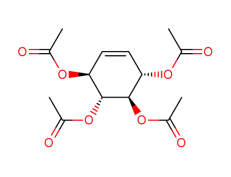 Molecular Structure of 189389-04-6 (5-Cyclohexene-1,2,3,4-tetrol, tetraacetate, (1S,2R,3R,4S)-)