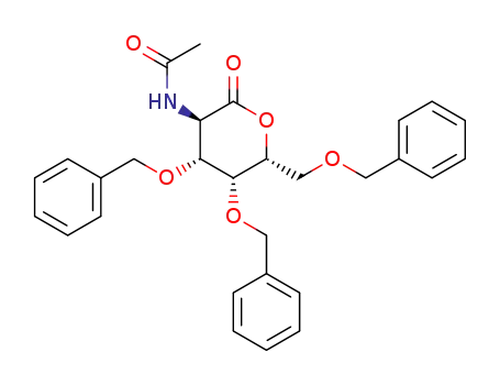 2-acetamido-3,4,6-tri-O-benzyl-2-deoxy-D-galactono-1,5-lactone