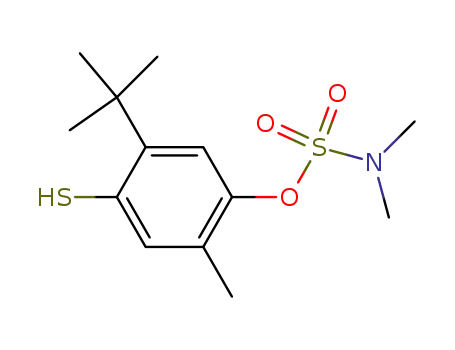 dimethylsulfamic acid 5-tert-butyl-4-mercapto-2-methylphenyl ester