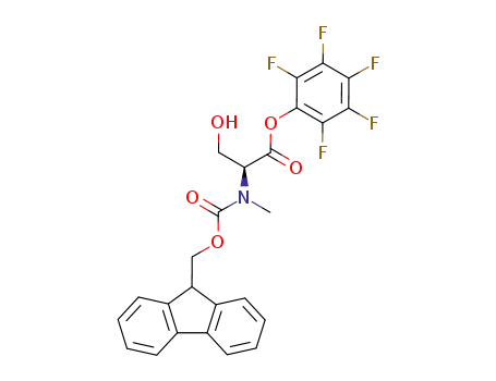 N<sup>α</sup>-(fluoren-9-ylmethoxycarbonyl)-N<sup>α</sup>-methyl-L-serine pentafluorophenyl ester