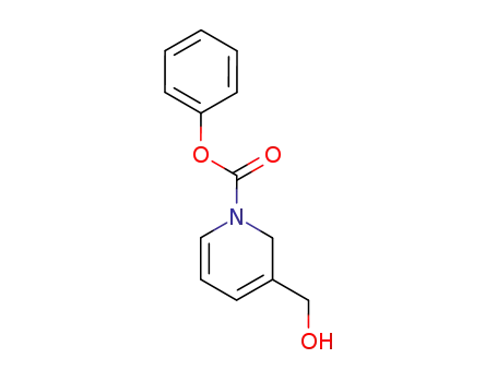 Molecular Structure of 323201-22-5 (3-HYDROXYMETHYL-1(2H)-PYRIDINECARBOXYLIC ACID, PHENYL ESTER)