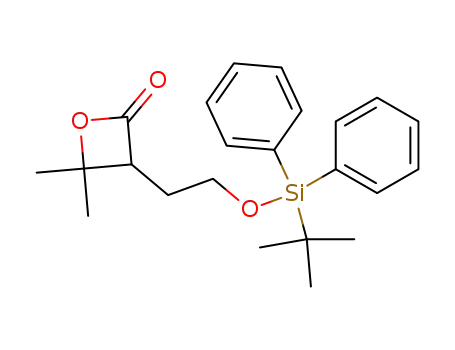 3-(2-tert-butyldiphenylsilyloxy)ethyl-4,4-dimethyloxetan-2-one