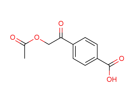 4-(α-acetoxyacetyl)benzoic acid