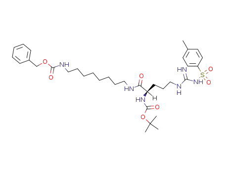N<sup>1</sup>-benzyloxycarbonyl-N<sup>8</sup>-(N<sup>α</sup>-t-butoxycarbonyl-N<sup>g</sup>-tosyl-D-arginyl)-1,8-octanediamine
