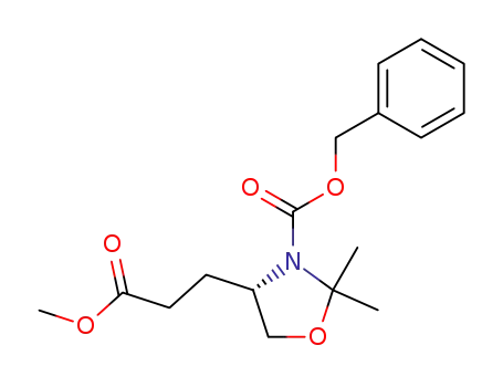 (4S)-3-(benzyloxycarbonyl)-2,2-dimethyl-4-(methoxycarbonylethyl)oxazolidine
