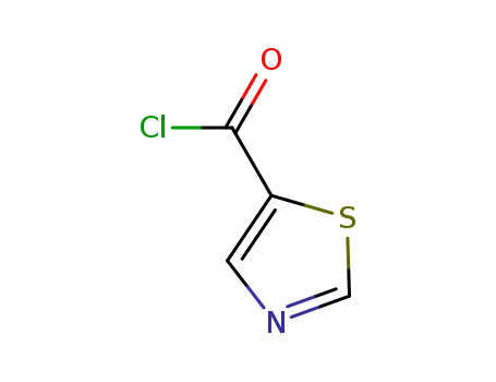 Molecular Structure of 41125-73-9 (5-Thiazolecarbonyl chloride (9CI))