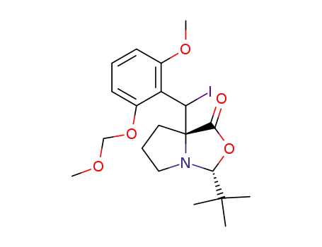 (3R,7aR)-3-(tert-butyl)-7a-[1-iodo-1-[2-methoxy-6-methoxymethoxyphenyl]methyl]perhydropyrrolo[1,2-c][1,3]oxazol-1-one