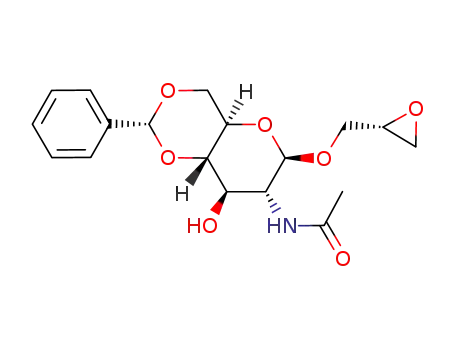 (R)-2,3-epoxypropyl 2-acetamido-4,6-O-benzylidene-2-deoxy-β-D-glucopyranoside