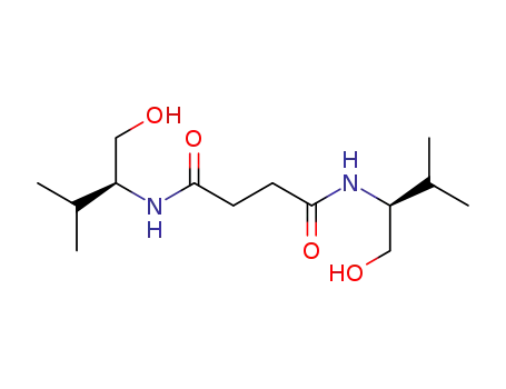 Molecular Structure of 313969-92-5 (Butanediamide, N,N'-bis[(1S)-1-(hydroxymethyl)-2-methylpropyl]-)