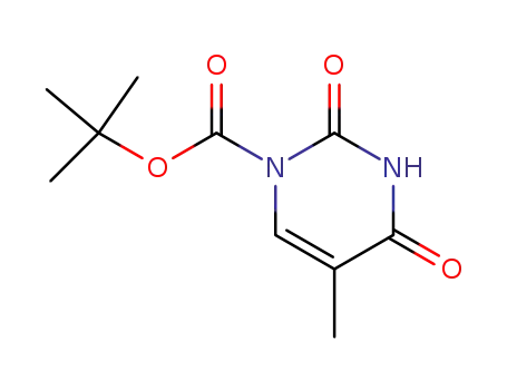 Molecular Structure of 402848-98-0 (1-t-butoxycarbonylthymine)