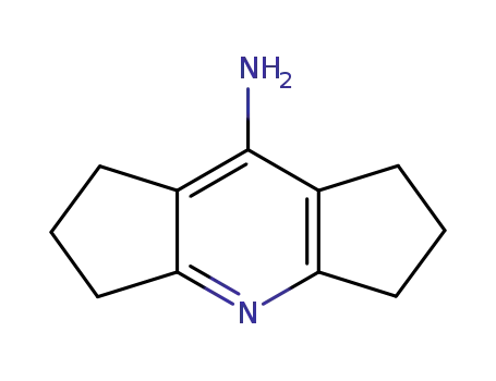 Molecular Structure of 62732-43-8 (1,2,3,5,6,7-hexahydrodicyclopenta[b,e]pyridin-8-amine hydrate (1:1))