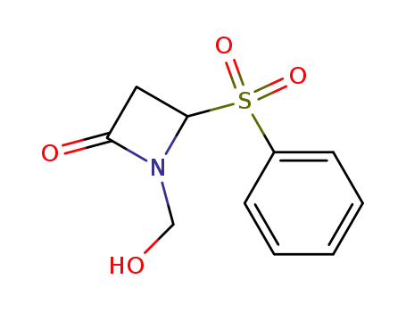 2-Azetidinone, 1-(hydroxymethyl)-4-(phenylsulfonyl)-