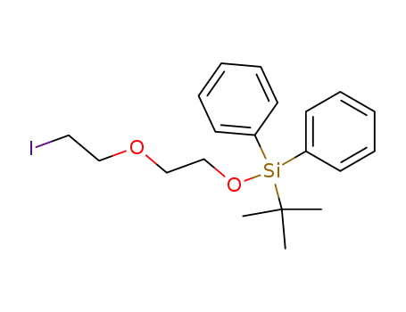 Molecular Structure of 345915-45-9 (1-iodo-2-{2-[(tert-butyldiphenylsilyl)oxy]ethoxy}ethane)