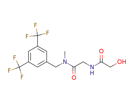 <i>N</i>-{[(3,5-bis-trifluoromethyl-benzyl)-methyl-carbamoyl]-methyl}-2-hydroxy-acetamide