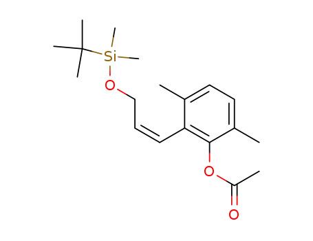 2-[(Z)-3-{[1-(tert-butyl)-1,1-dimethyl-silanyl]oxy}-1-propenyl]-3,6-dimethylphenyl acetate