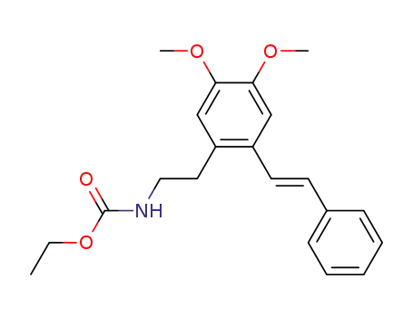 N-[2-(4,5-dimethoxy-2-styrylphenyl)ethyl]carbamic acid ethyl ester