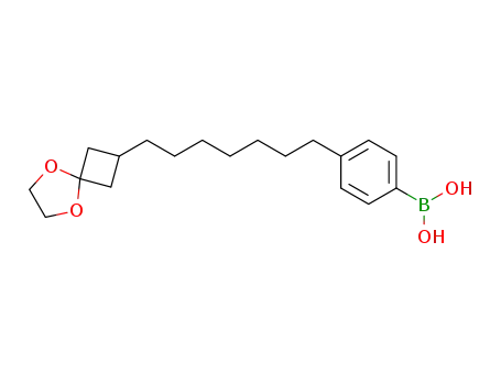 3-[7-(4-boronophenyl)heptyl]cyclobutanone ethylene ketal