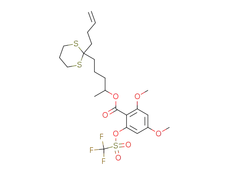 2,4-dimethoxy-6-trifluoromethylsulfonyloxybenzoic acid [4-(2-but-3-enyl-[1,3]dithian-2-yl)-1-methyl-butyl] ester
