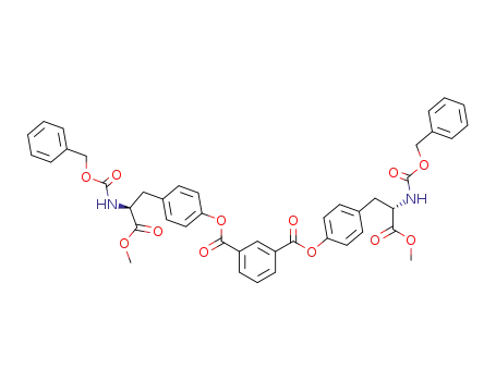 Molecular Structure of 226889-63-0 (Isophthalic acid bis-[4-((S)-2-benzyloxycarbonylamino-2-methoxycarbonyl-ethyl)-phenyl] ester)