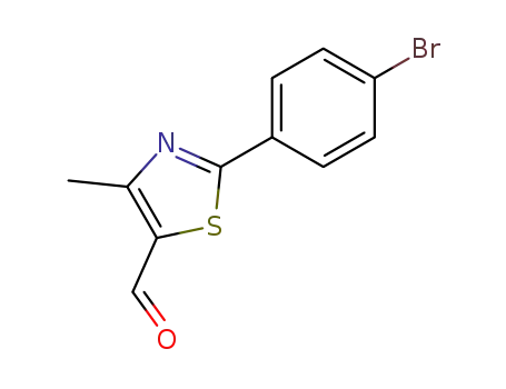 5-Thiazolecarboxaldehyde, 2-(4-bromophenyl)-4-methyl-