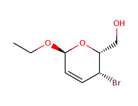 ethyl 4-bromo-2,3,4-trideoxy-α-D-threo-hex-2-enopyranoside