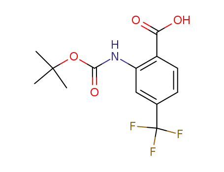 2-(tert-butoxycarbonylamino)-4-(trifluoromethyl)benzoic acid