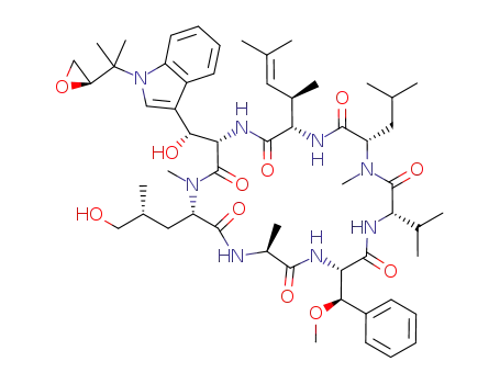 Molecular Structure of 169062-92-4 (Cyclomarin A)