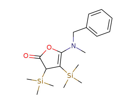 3,4-Bis(trimethylsilyl)-5-(methylbenzylamino)furan-2(3H)-one