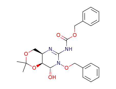 ((4aR,8R,8aS)-7-Benzyloxy-8-hydroxy-2,2-dimethyl-4a,7,8,8a-tetrahydro-4H-1,3-dioxa-5,7-diaza-naphthalen-6-yl)-carbamic acid benzyl ester