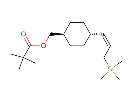 trans-4-[(Z)-3-(trimethylsilyl)prop-1-en-1-yl]cyclohexylmethyl pivaloate