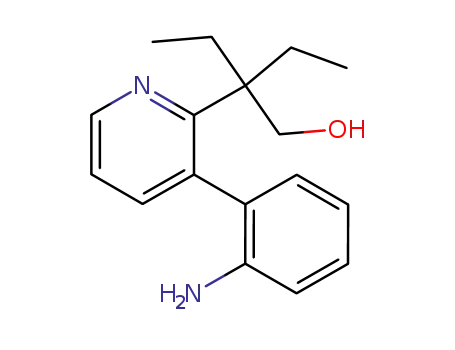 3-ethyl-2-(3-(2-aminophenyl)-2-pyridyl)butan-1-ol