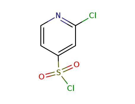 Molecular Structure of 1000933-25-4 (2-CHLOROPYRIDINE-4-SULFONYL CHLORIDE)