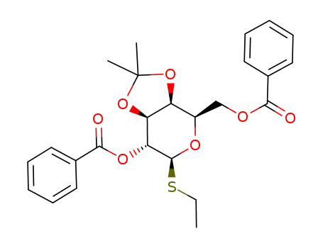 ethyl 2,6-di-O-benzoyl-3,4-O-isopropylidene-1-thio-β-D-galactopyranoside