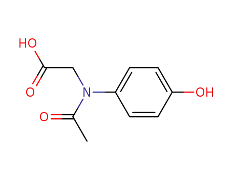 Glycine, N-acetyl-N-(4-hydroxyphenyl)-