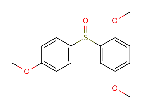 (+/-)-1,4-dimethoxy-2-(p-methoxyphenylsulfinylo)benzene