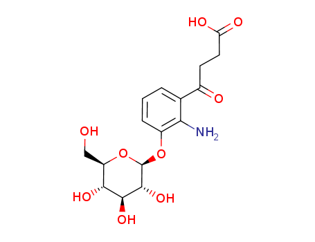 4-(2-AMINO-3-HYDROXYPHENYL)-4-OXOBUTANOIC ACID O-GLUCOSIDE